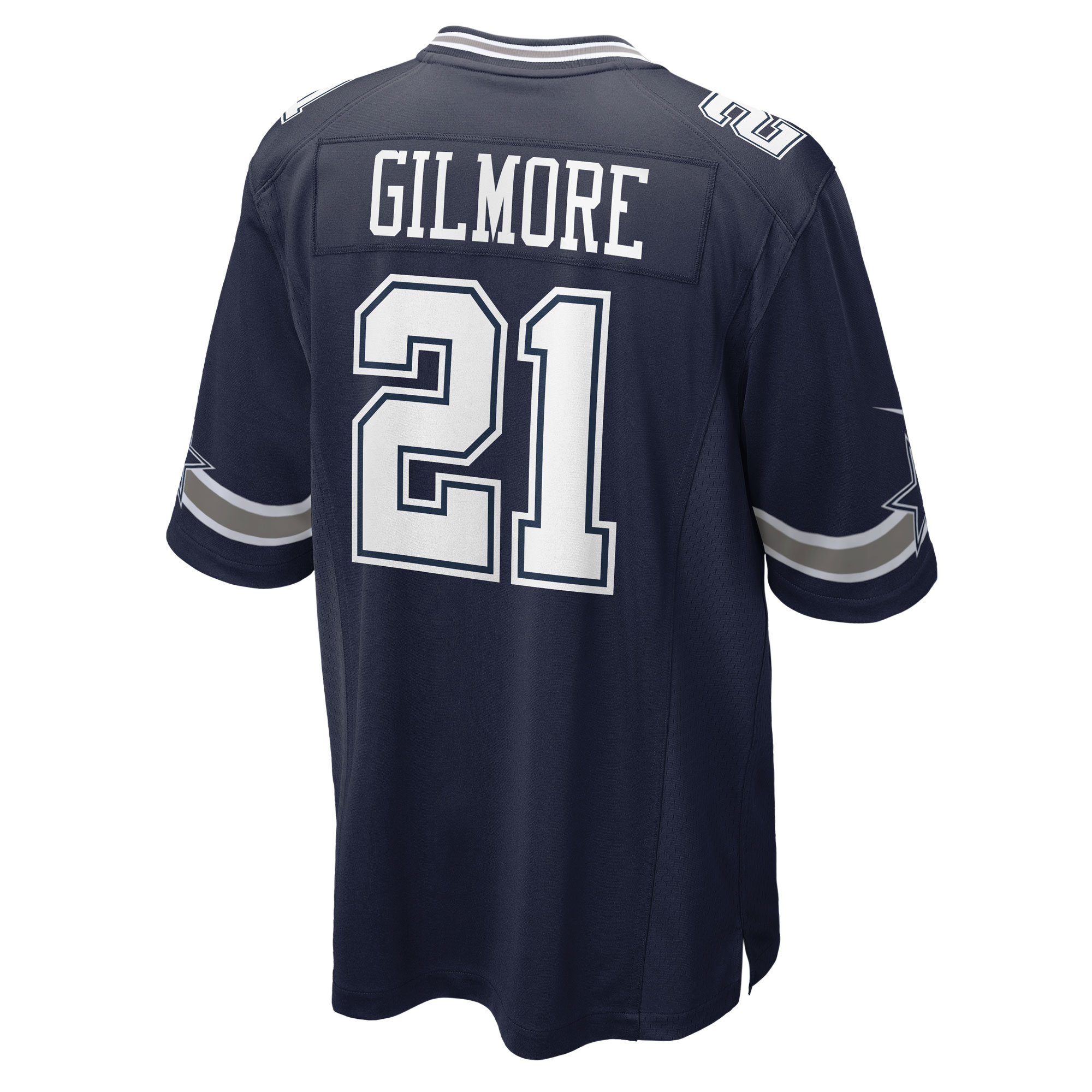 Men's Dallas Cowboys Stephon Gilmore Navy Game Jersey
