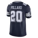 Men's Dallas Cowboys Tony Pollard Navy Vapor F.U.S.E. Limited Jersey