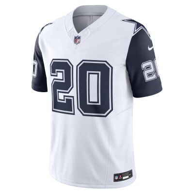 Men's Dallas Cowboys Tony Pollard White Vapor F.U.S.E. Limited Jersey 02