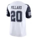 Men's Dallas Cowboys Tony Pollard White Vapor F.U.S.E. Limited Jersey
