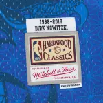 Men's Dallas Mavericks Dirk Nowitzki Blue 1998-2019 Hardwood Classics Asian Heritage 6.0 Swingman Throwback Player Jersey