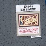 Men's Dallas Mavericks Dirk Nowitzki Gray 2003/04 Hardwood Classics Swingman Jersey