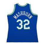 Men's Dallas Mavericks Jamal Mashburn Blue 2001/02 Hardwood Classics Swingman Jersey