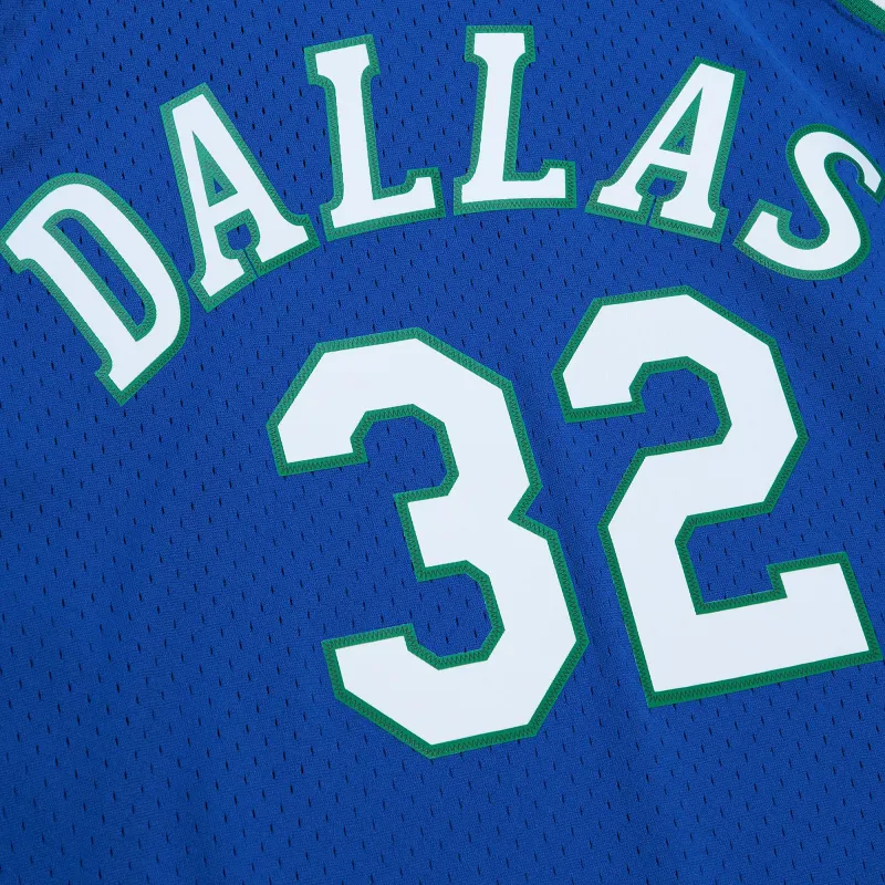 Men's Dallas Mavericks Jamal Mashburn Blue 2001/02 Hardwood Classics Swingman Jersey