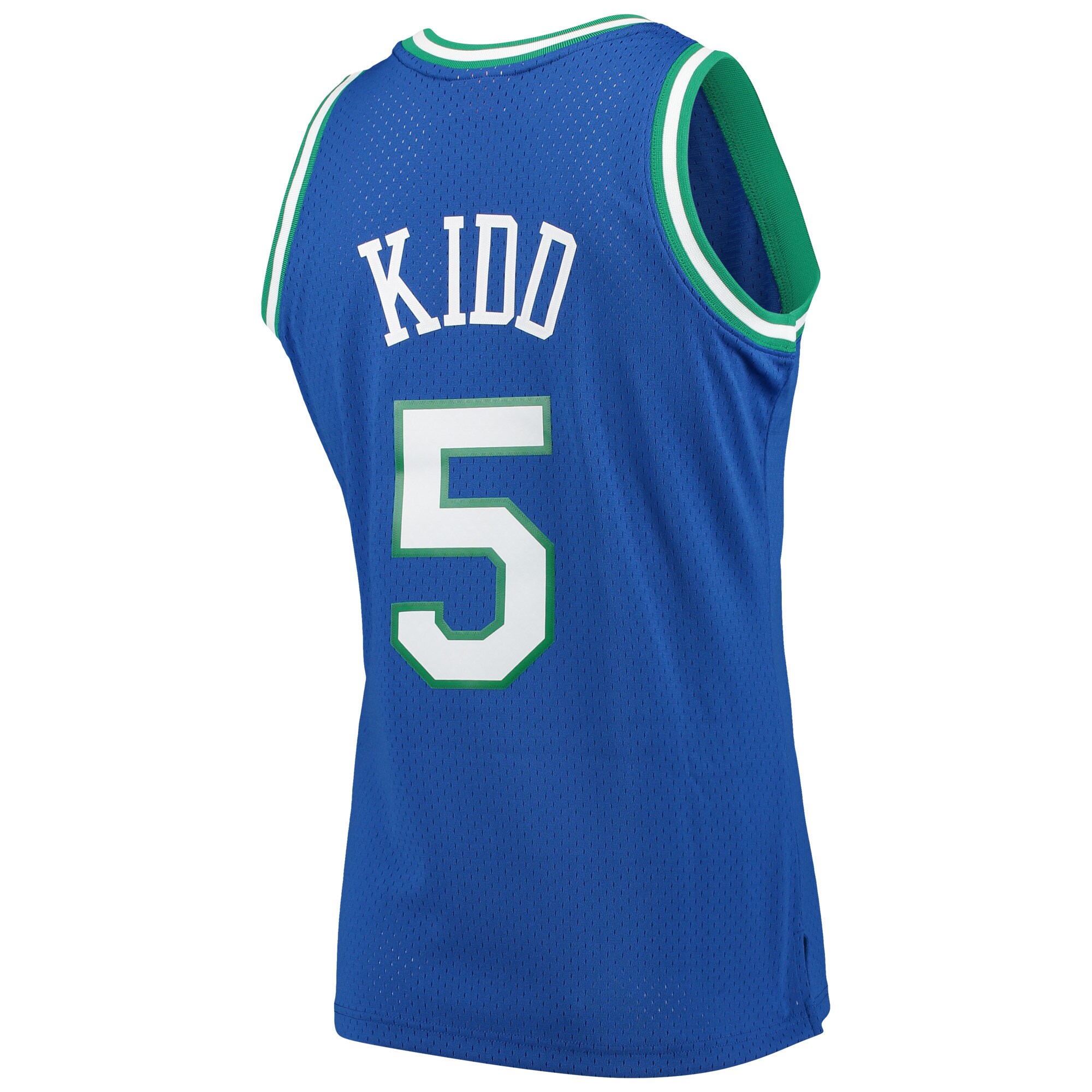 Men's Dallas Mavericks Jason Kidd Blue 1994/95 Hardwood Classics Swingman Jersey