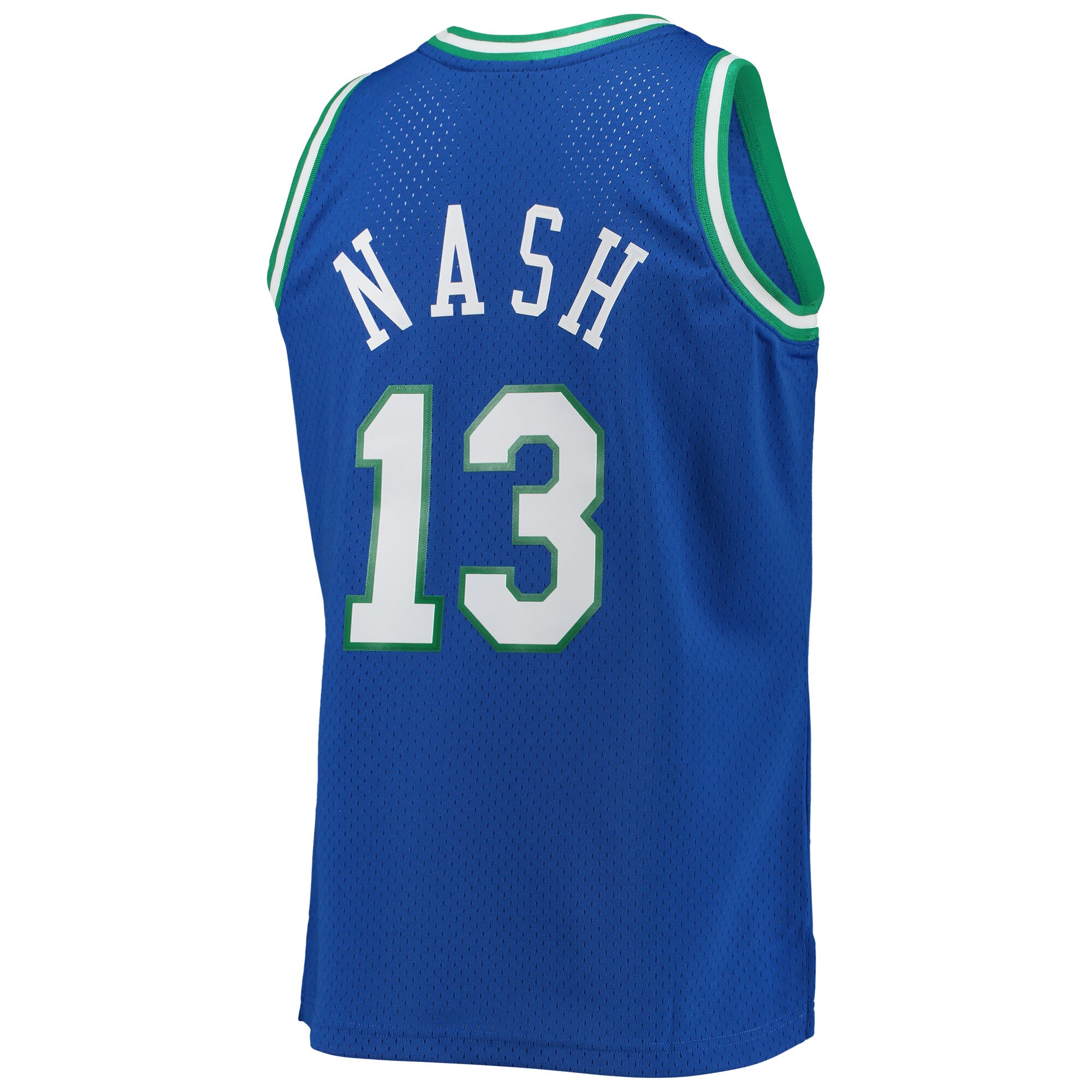Men's Dallas Mavericks Steve Nash Blue 1998/99 Hardwood Classics Swingman Jersey