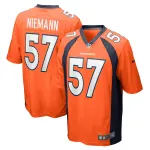 Men's Denver Broncos Ben Niemann Orange Team Game Jersey