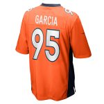 Men's Denver Broncos Elijah Garcia Orange Team Game Jersey