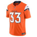 Men's Denver Broncos Javonte Williams Orange Mile High Collection Vapor F.U.S.E. Limited Jersey