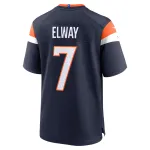 Men's Denver Broncos John Elway Navy Mile High Collection Alternate Retired Player Game Jersey