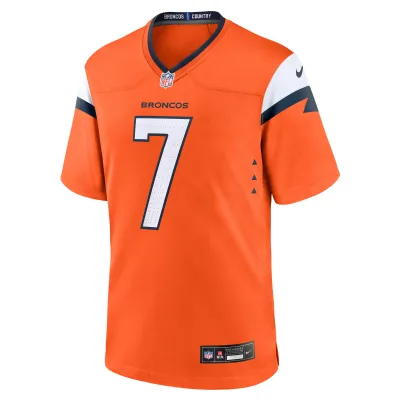 Men's Denver Broncos John Elway Orange Mile High Collection Retired Player Game Jersey 02
