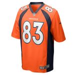 Men's Denver Broncos Michael Bandy Orange Team Game Jersey