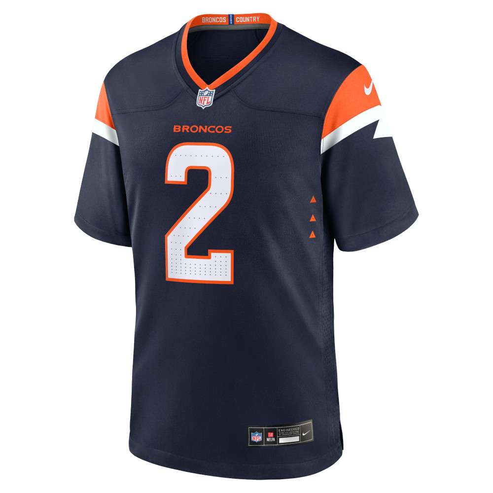 Men's Denver Broncos Patrick Surtain II Navy Mile High Collection Alternate Game Jersey