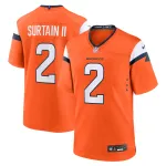 Men's Denver Broncos Patrick Surtain II Orange Mile High Collection Game Jersey