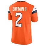 Men's Denver Broncos Patrick Surtain II Orange Mile High Collection Vapor F.U.S.E. Limited Jersey