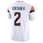 Men's Denver Broncos Patrick Surtain II White Mile High Collection Vapor F.U.S.E. Limited Jersey