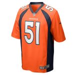 Men's Denver Broncos Ronnie Perkins Orange Game Jersey