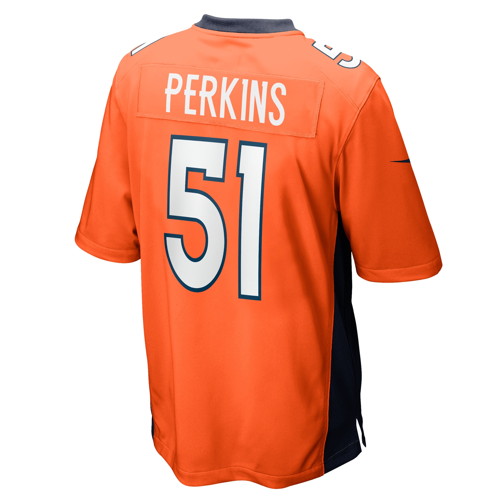 Men's Denver Broncos Ronnie Perkins Orange Game Jersey