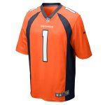 Men's Denver Broncos Tremon Smith Orange Team Game Jersey