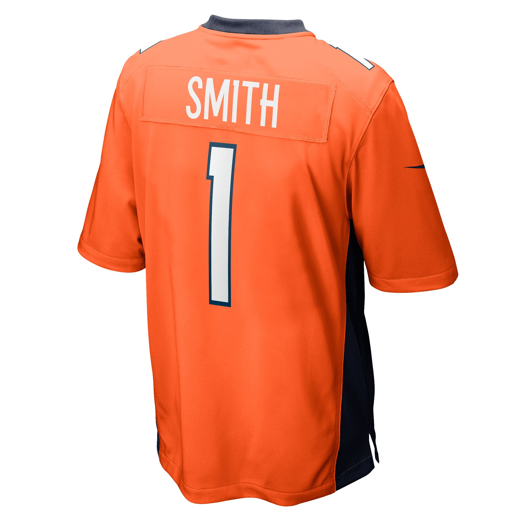 Men's Denver Broncos Tremon Smith Orange Game Jersey