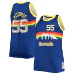 Men's Denver Nuggets Dikembe Mutombo Blue Big & Tall 1991/92 NBA 75th Anniversary Diamond Swingman Jersey
