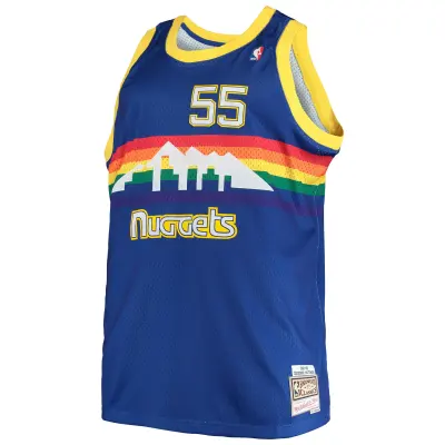 Men's Denver Nuggets Dikembe Mutombo Royal 1991/92 Big & Tall Hardwood Classics Swingman Jersey 02