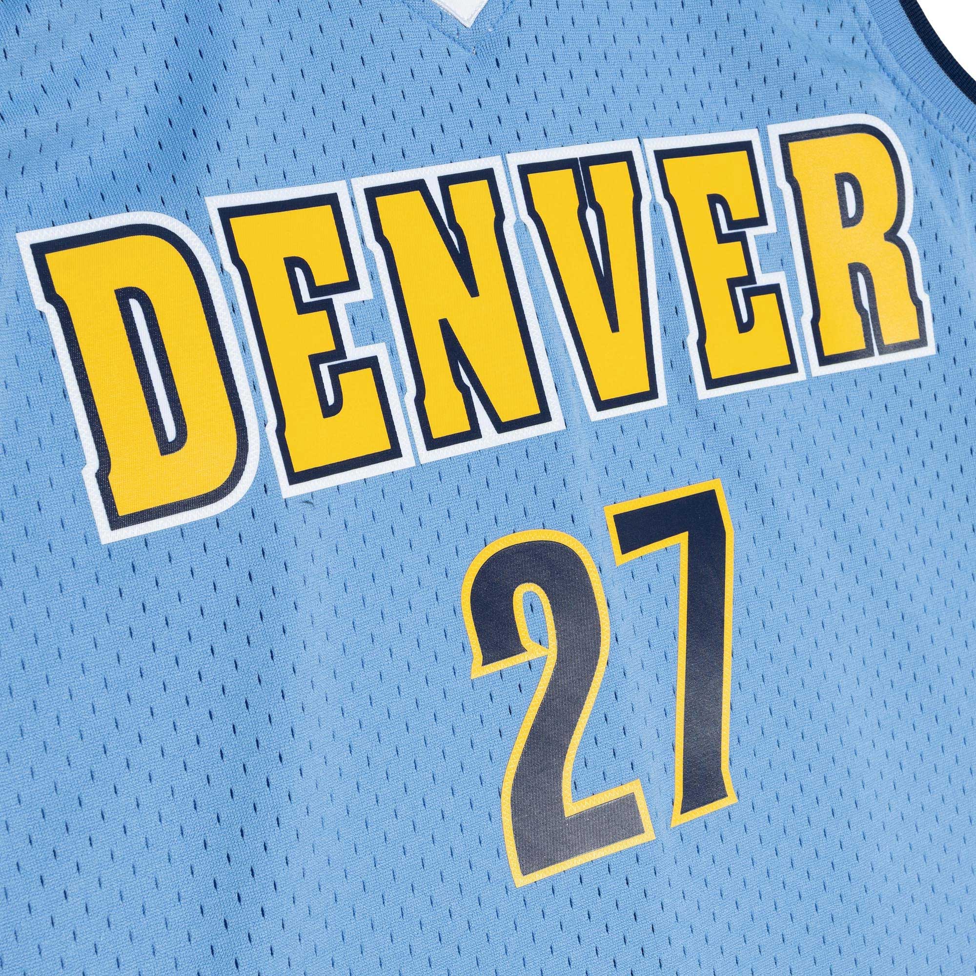 Men's Denver Nuggets Jamal Murray Powder Blue 2016/17 Throwback Swingman Jersey