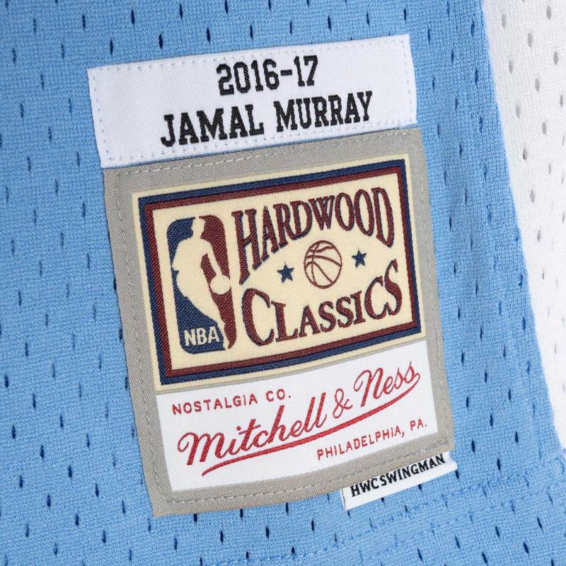 Men's Denver Nuggets Jamal Murray Powder Blue 2016/17 Throwback Swingman Jersey