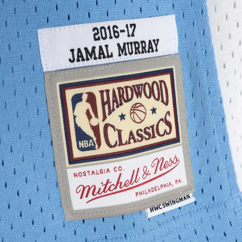 Men's Denver Nuggets Jamal Murray Powder Blue 2016/17 Throwback Swingman Jersey
