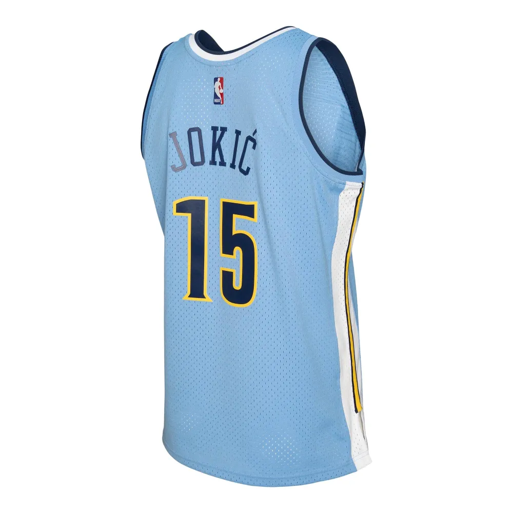 Men's Denver Nuggets Nikola Jokic Light Blue 2016/17 Swingman Jersey