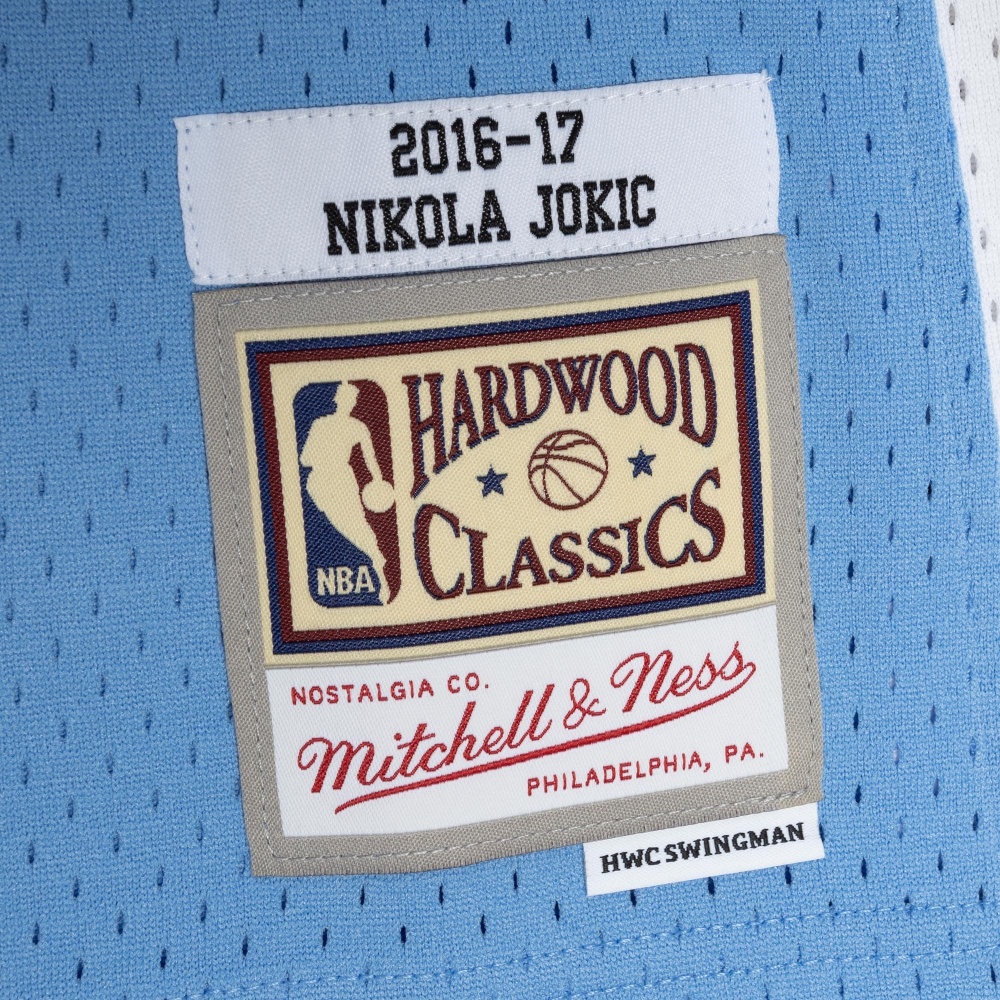 Men's Denver Nuggets Nikola Jokic Light Blue 2016/17 Swingman Jersey