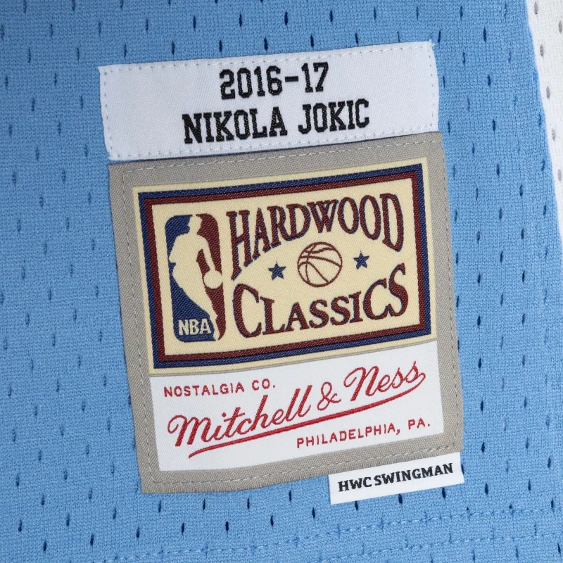 Men's Denver Nuggets Nikola Jokic Light Blue 2016/17 Swingman Jersey