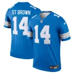 Men's Detroit Lions Amon-Ra St. Brown Blue Legend Jersey
