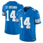 Men's Detroit Lions Amon-Ra St. Brown Blue Vapor F.U.S.E. Limited Jersey