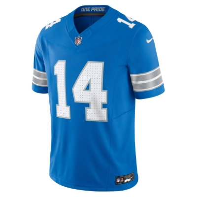 Men's Detroit Lions Amon-Ra St. Brown Blue Vapor F.U.S.E. Limited Jersey 02