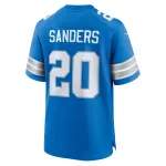 Men's Detroit Lions Barry Sanders Blue Retired Player Game Jersey