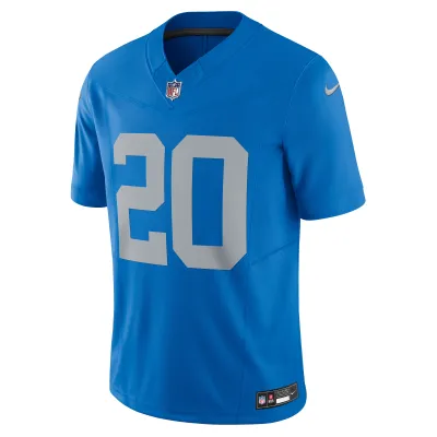 Men's Detroit Lions Barry Sanders Blue Vapor F.U.S.E. Alternate Limited Jersey 02