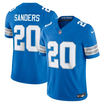 Men's Detroit Lions Barry Sanders Blue Vapor F.U.S.E. Limited Jersey 01