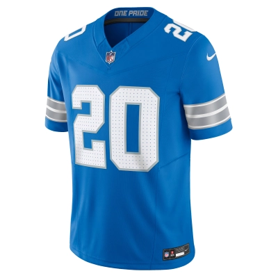 Men's Detroit Lions Barry Sanders Blue Vapor F.U.S.E. Limited Jersey 02