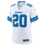 Men's Detroit Lions Barry Sanders White Retired Player Game Jersey