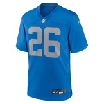 Men's Detroit Lions Jahmyr Gibbs Blue Alternate Game Jersey