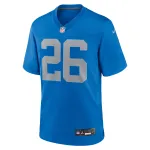 Men's Detroit Lions Jahmyr Gibbs Blue Alternate Game Jersey