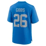 Men's Detroit Lions Jahmyr Gibbs Blue Alternate Game Jersey