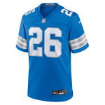 Men's Detroit Lions Jahmyr Gibbs Blue Game Jersey