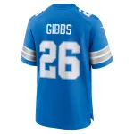 Men's Detroit Lions Jahmyr Gibbs Blue Game Jersey