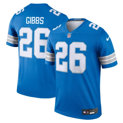 Men's Detroit Lions Jahmyr Gibbs Blue Legend Jersey 01