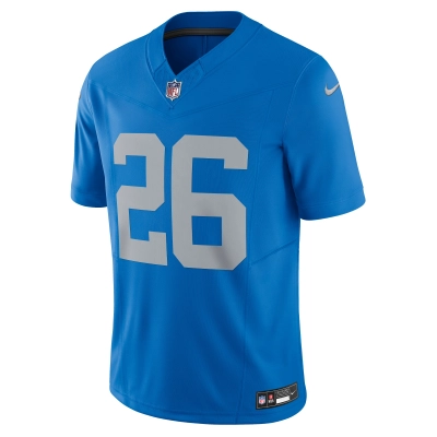 Men's Detroit Lions Jahmyr Gibbs Blue Vapor F.U.S.E. Alternate Limited Jersey 02
