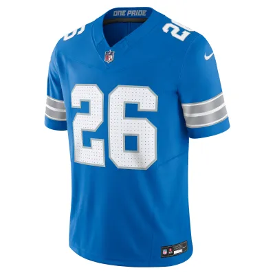 Men's Detroit Lions Jahmyr Gibbs Blue Vapor F.U.S.E. Limited Jersey 02