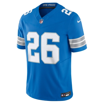 Men's Detroit Lions Jahmyr Gibbs Blue Vapor F.U.S.E. Limited Jersey 02
