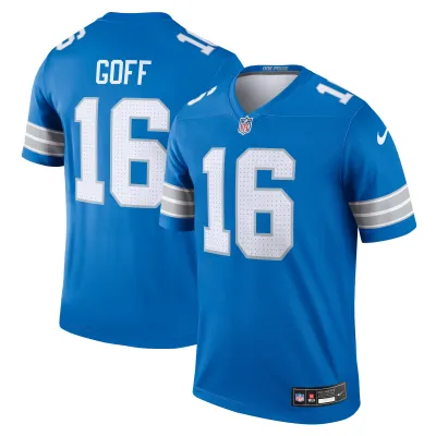 Men's Detroit Lions Jared Goff Blue Legend Jersey 01